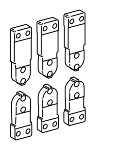 Drawout circuit breakers - Front connection / Replacement kit (6 or 8 parts)